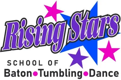 Logotipo de Rising Stars School of Baton, Tumbling and Dance