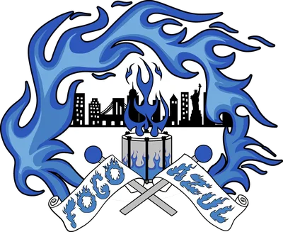 Logotipo de Fogo Azul NYC
