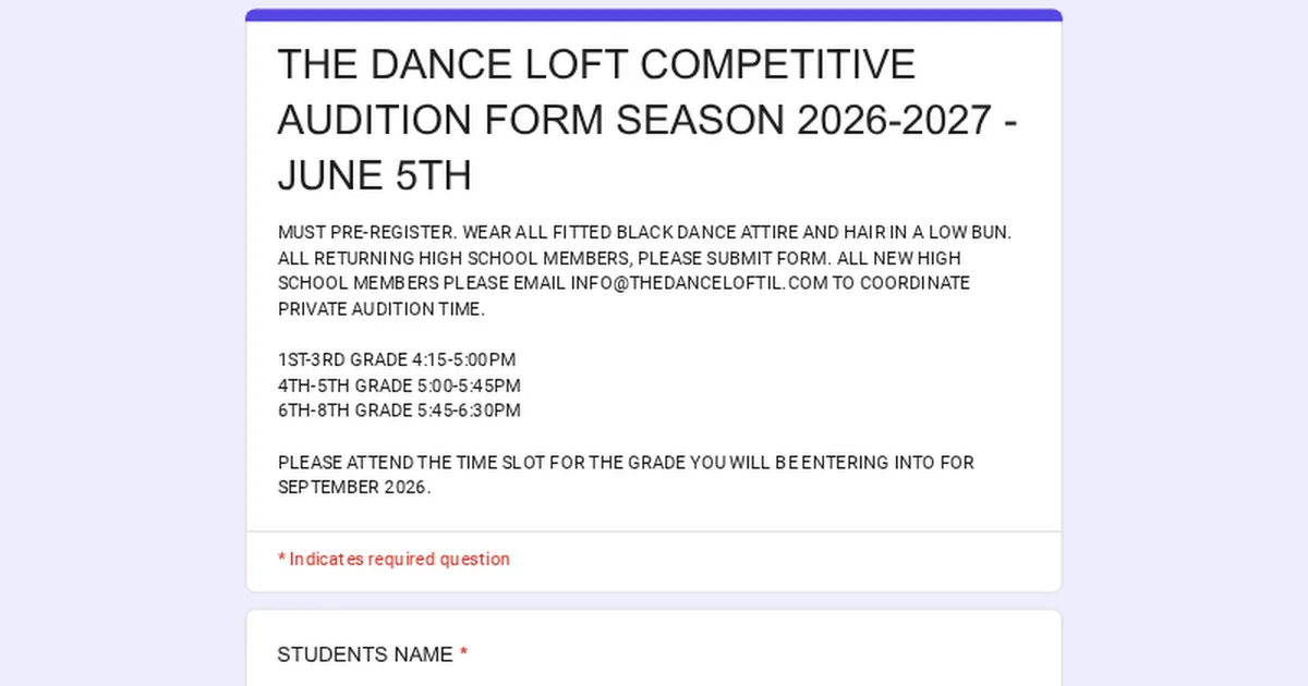 The Dance Loft